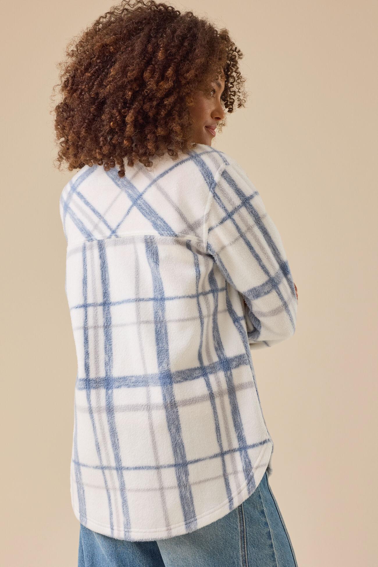 Esme Plaid Fleece Jacket Product Image