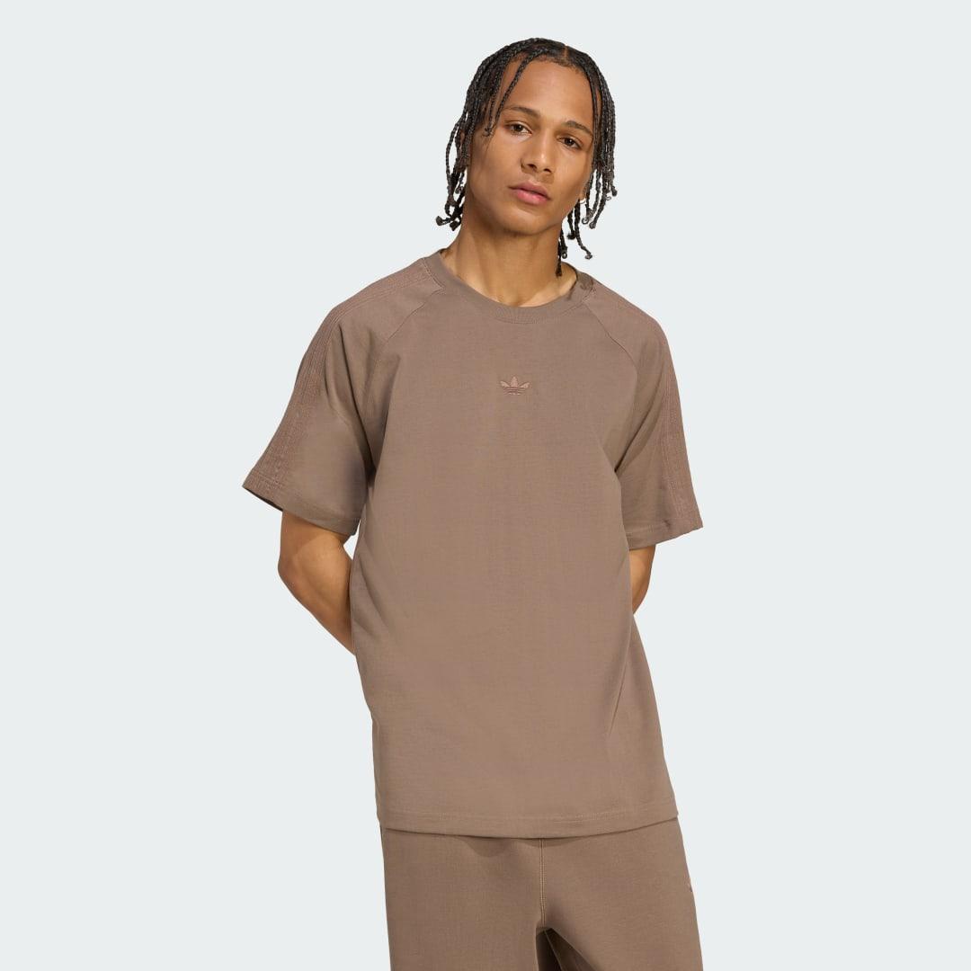 adidas Premium Essentials Tee Earth Strata S Mens Product Image