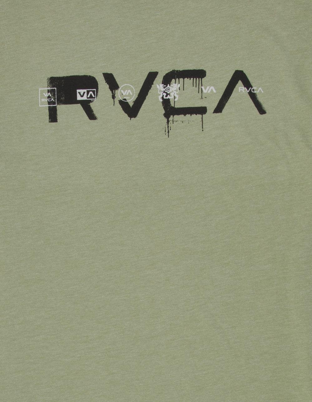RVCA All Spray Mens Tee - GREEN Product Image