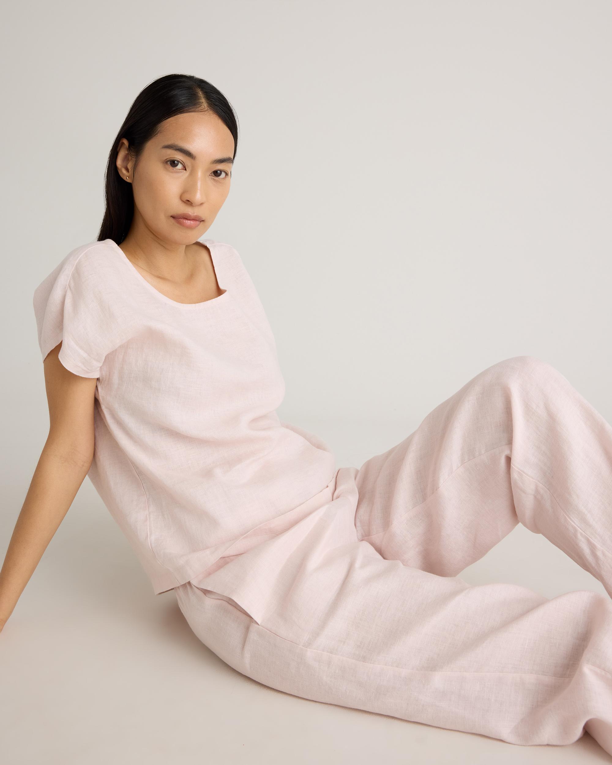 Quince | Women's 100% European Linen Pajama Set Product Image