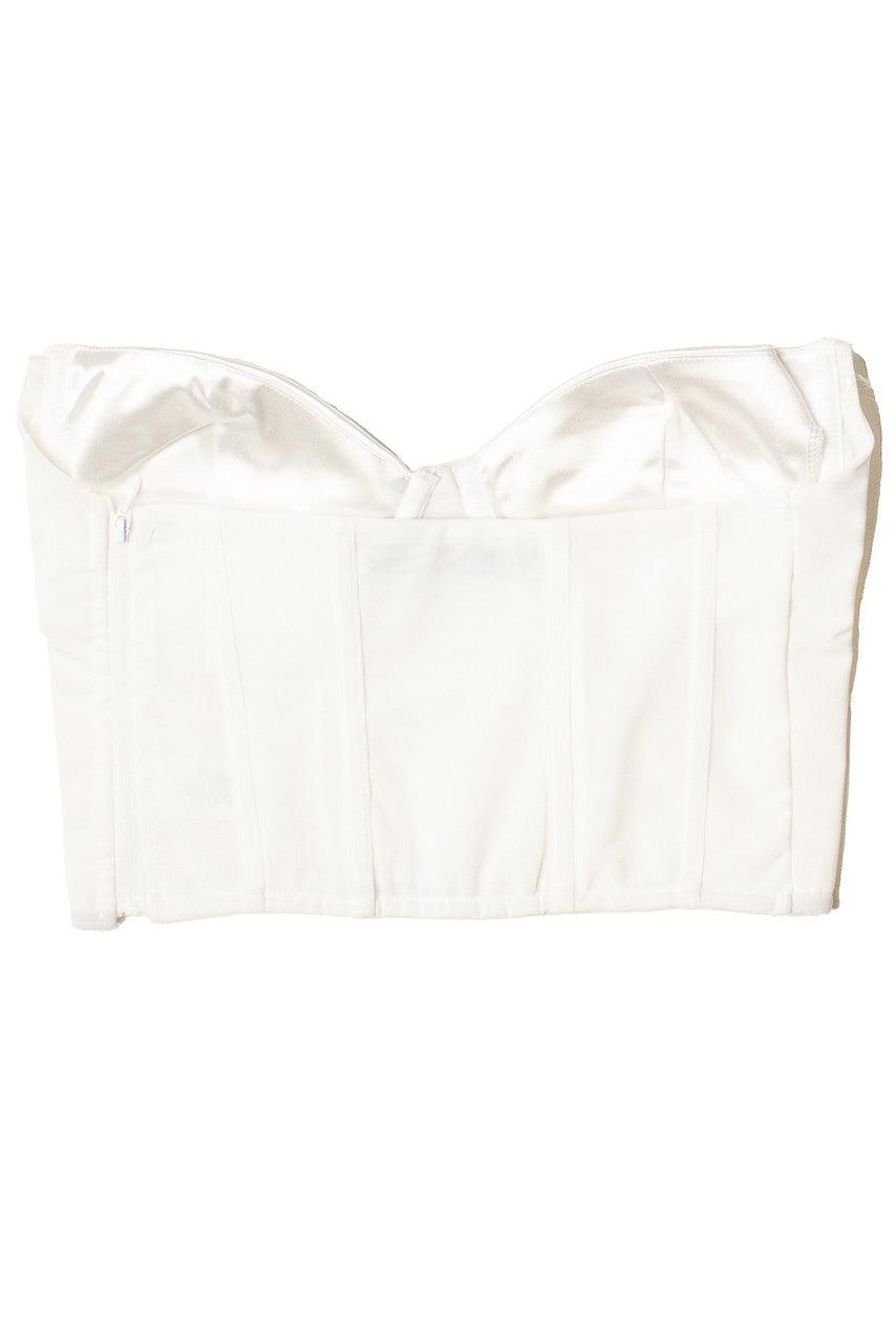 Satin Mesh Bustier Product Image
