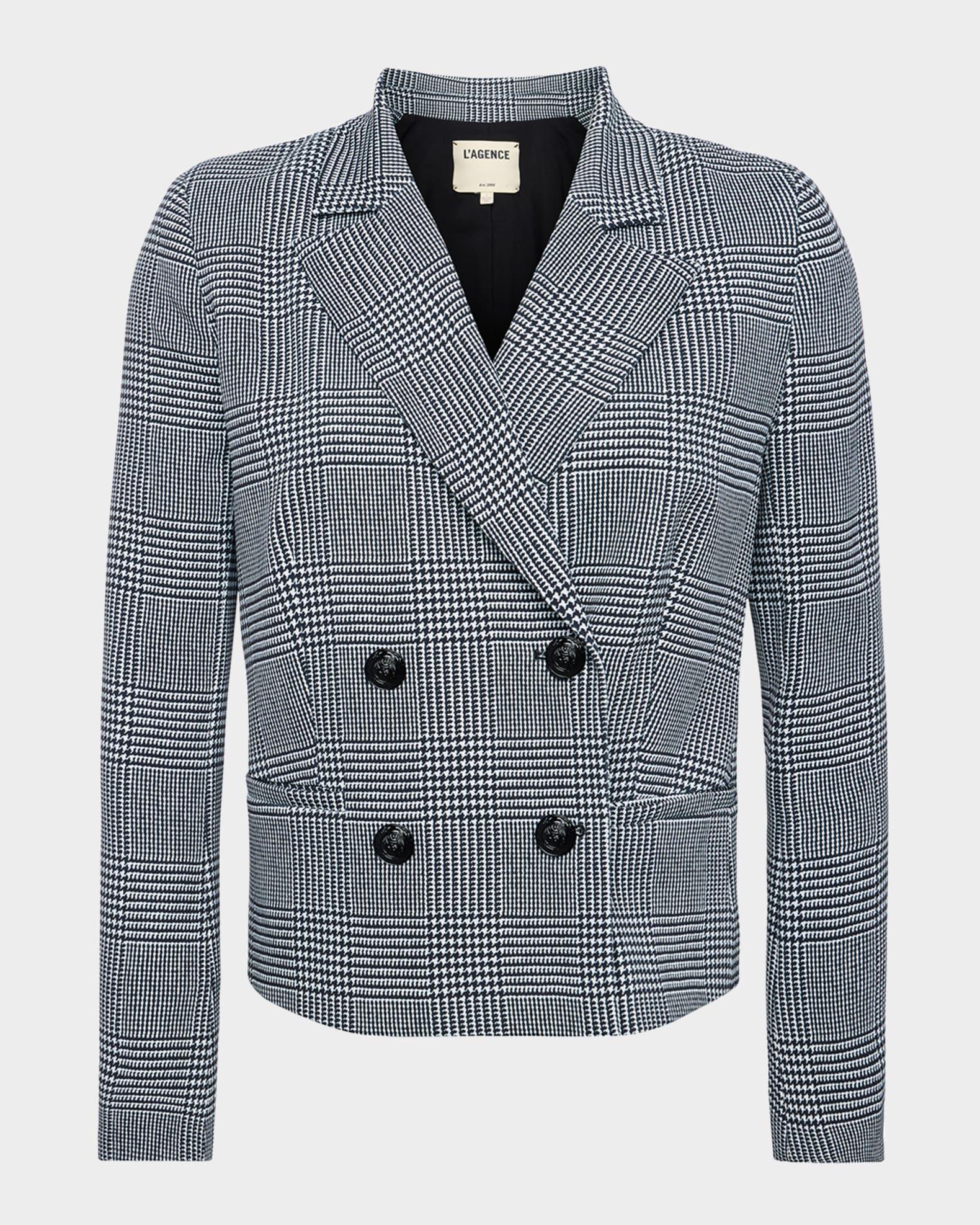 Atmore Houndstooth Double-Breasted Blazer Product Image