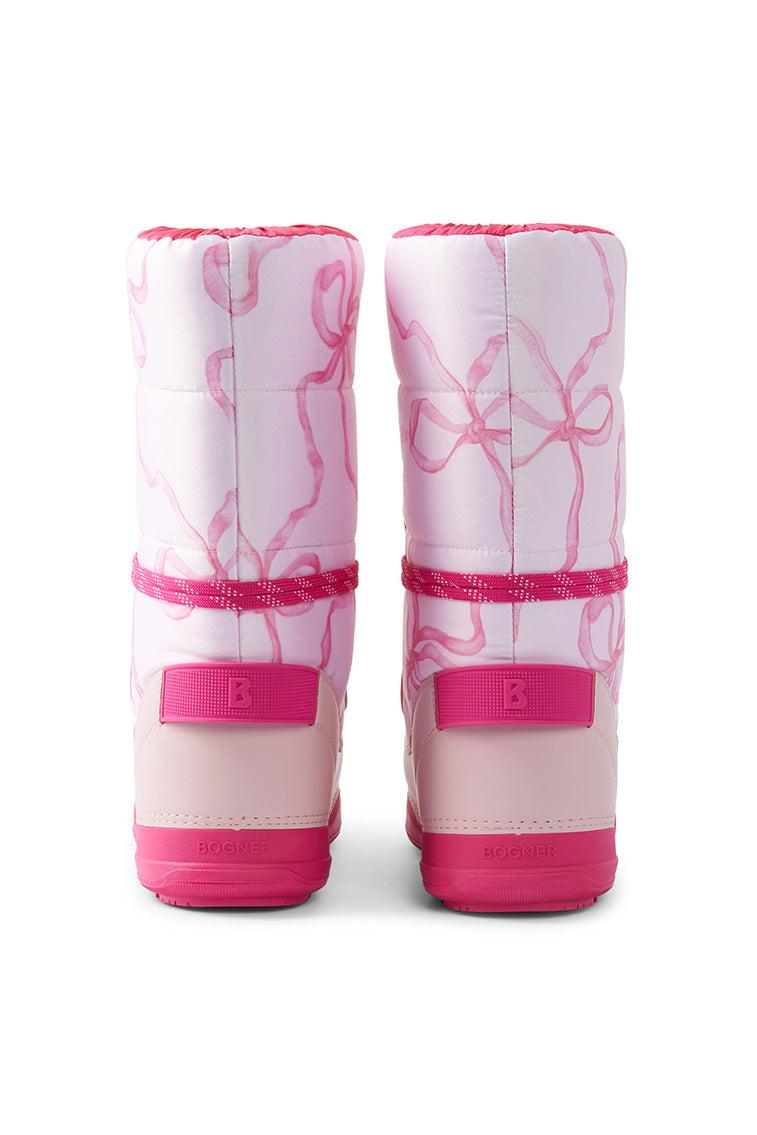 BOGNER FIRE+ICE x LoveShackFancy Les Arc Boots - HOT PINK BABY / 8 Product Image