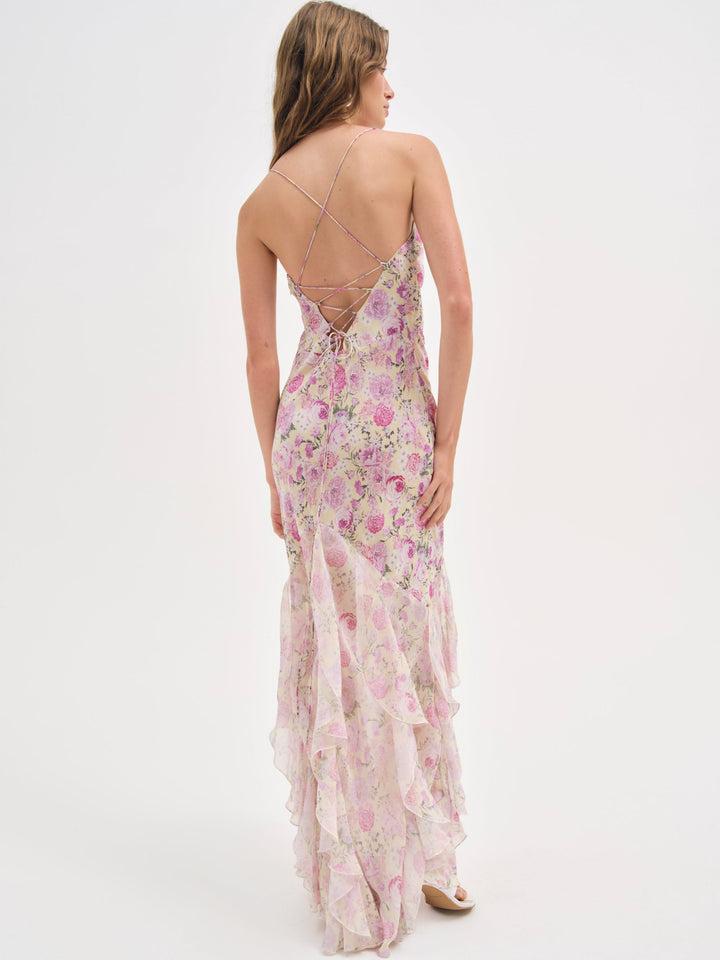 Elea Maxi Dress — Yellow Product Image