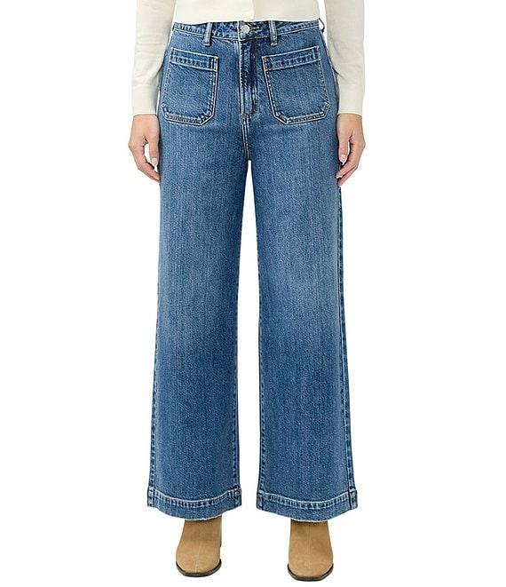 Silver Jeans Co. High Rise Wide Leg Ankle Jeans Product Image
