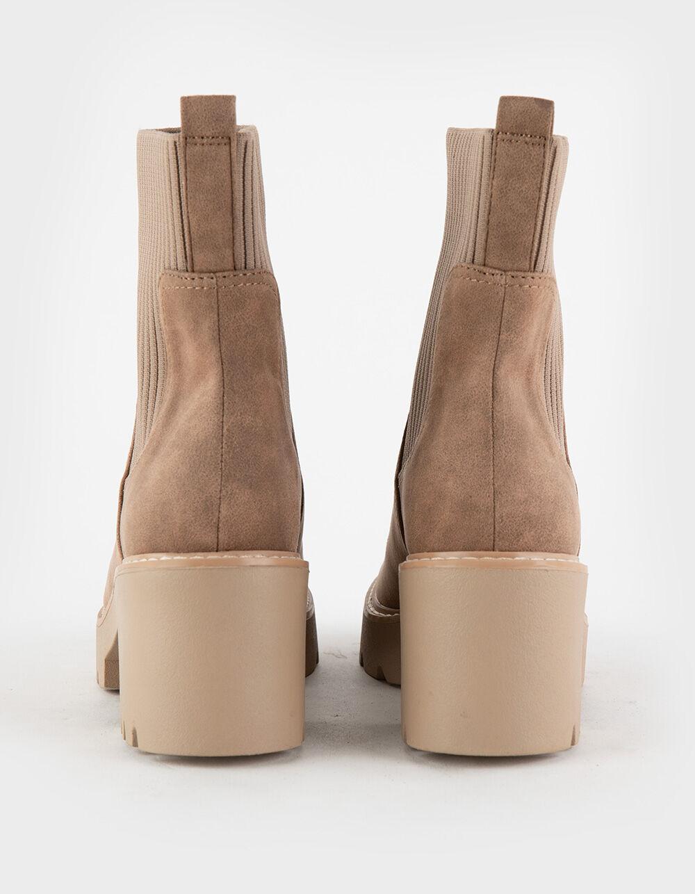 DOLCE VITA Tyler Sweater Knit Womens Boots - MUSHROOM Product Image