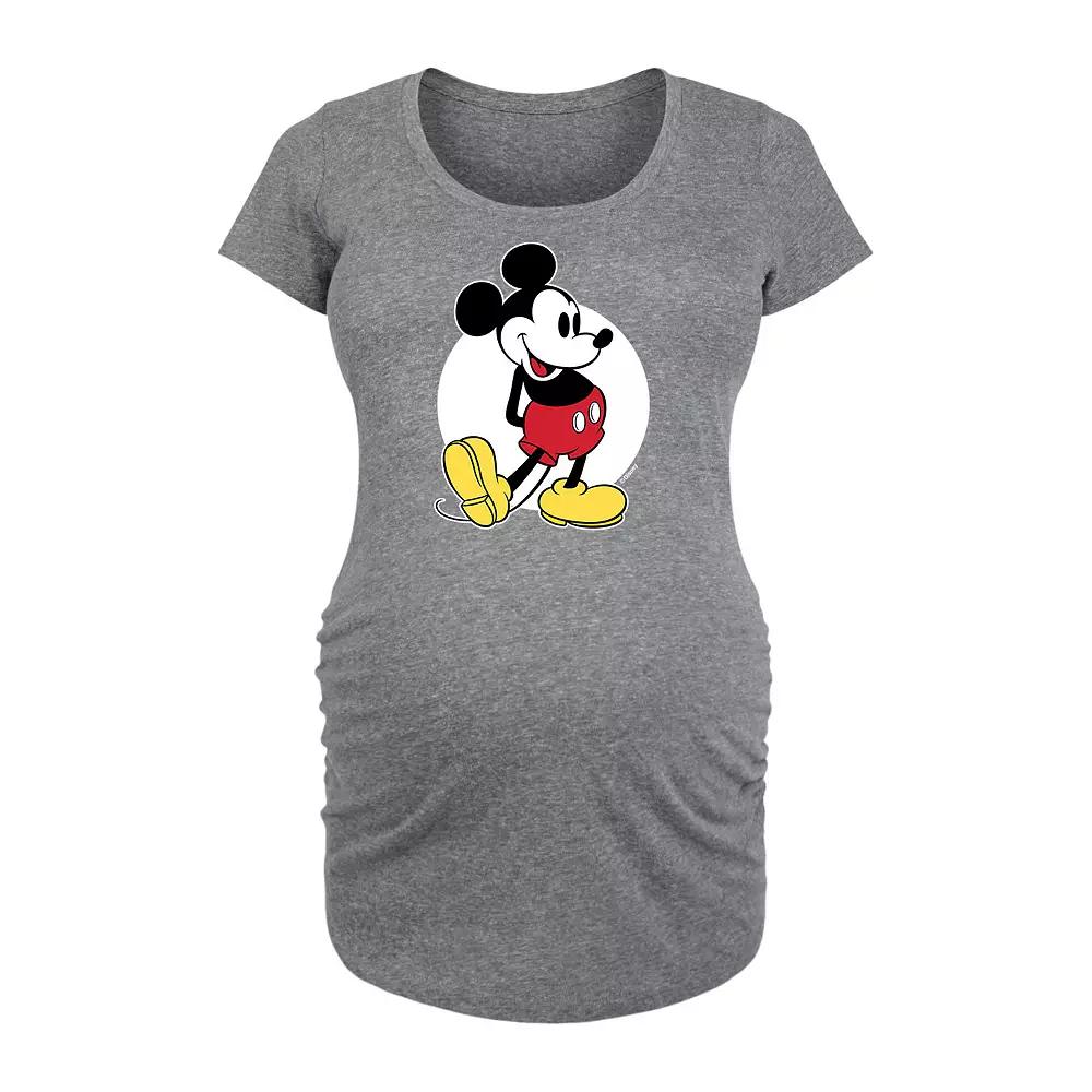 Disney's Mickey Mouse Maternity Classic Graphic Tee, Women's,  Product Image