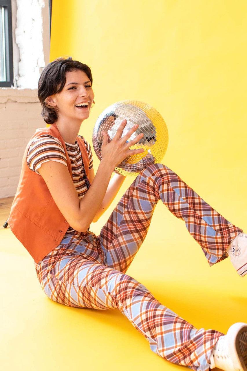 Maple Plaid Bell Bottoms Product Image