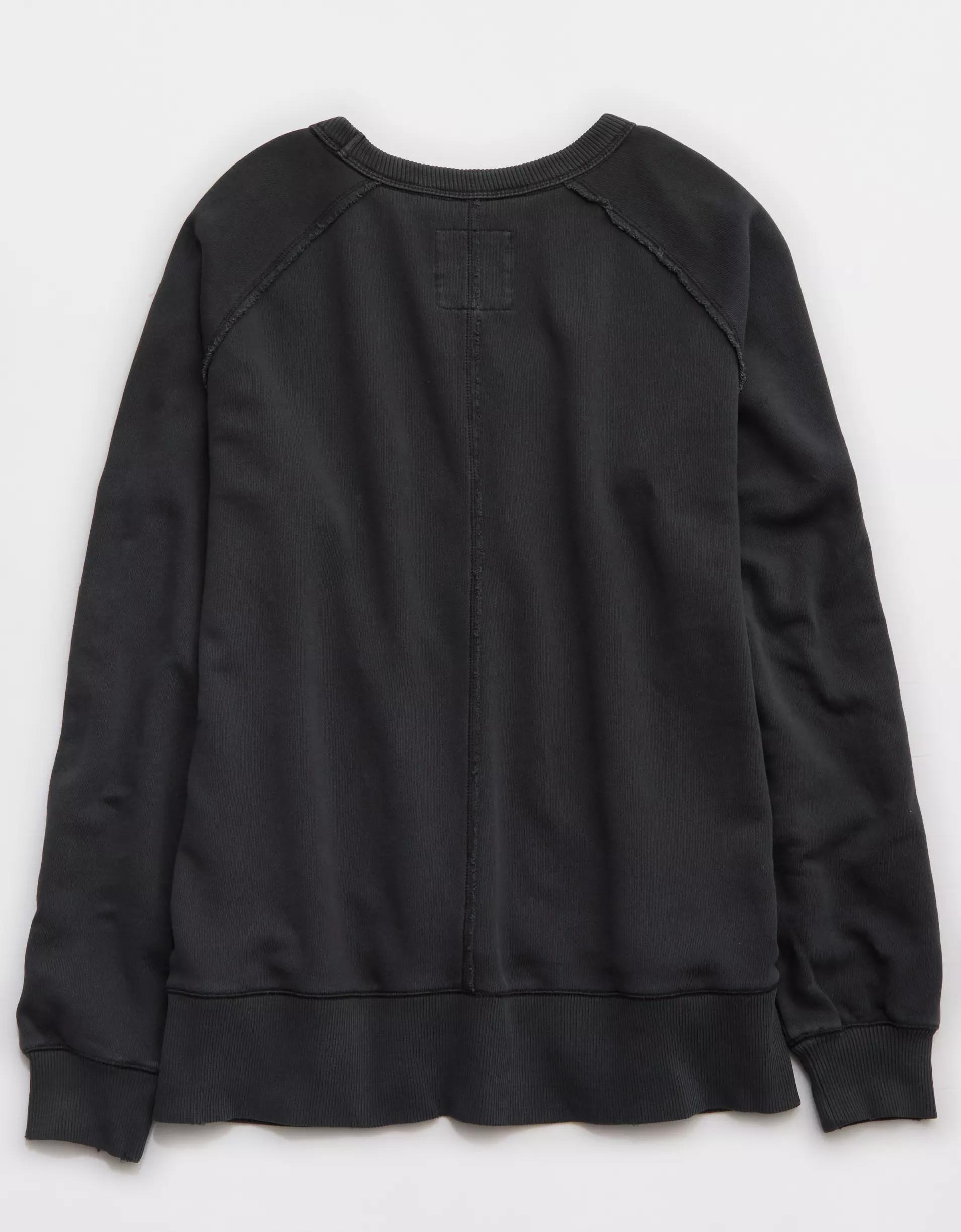 Aerie East West Crew Sweatshirt Product Image