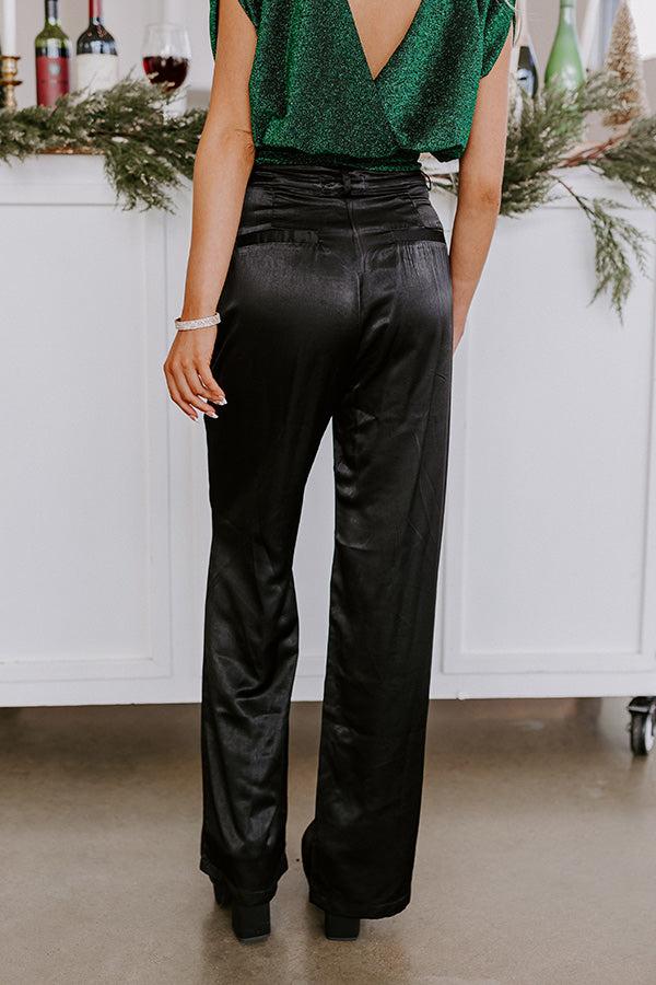 Destiny High Waist Satin Pants Product Image