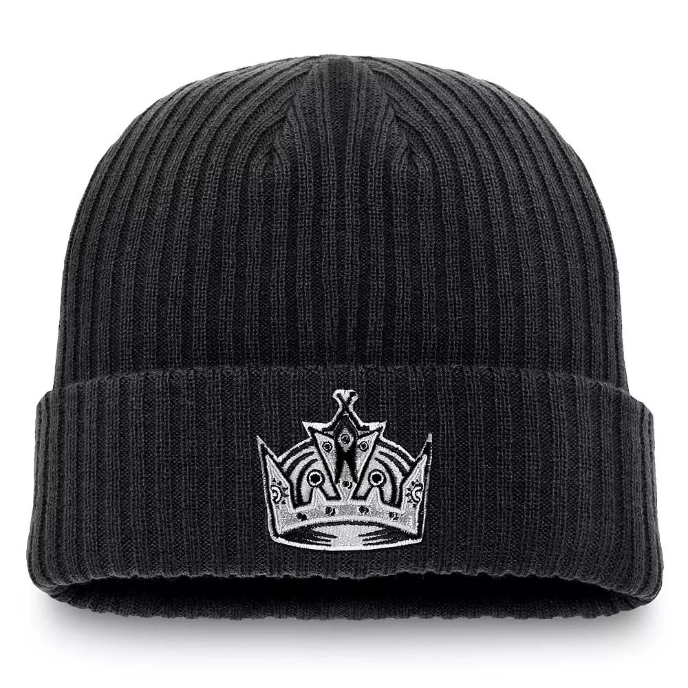 Men's Fanatics Black Los Angeles Kings Component Cuffed Knit Hat, Kgs Black Product Image