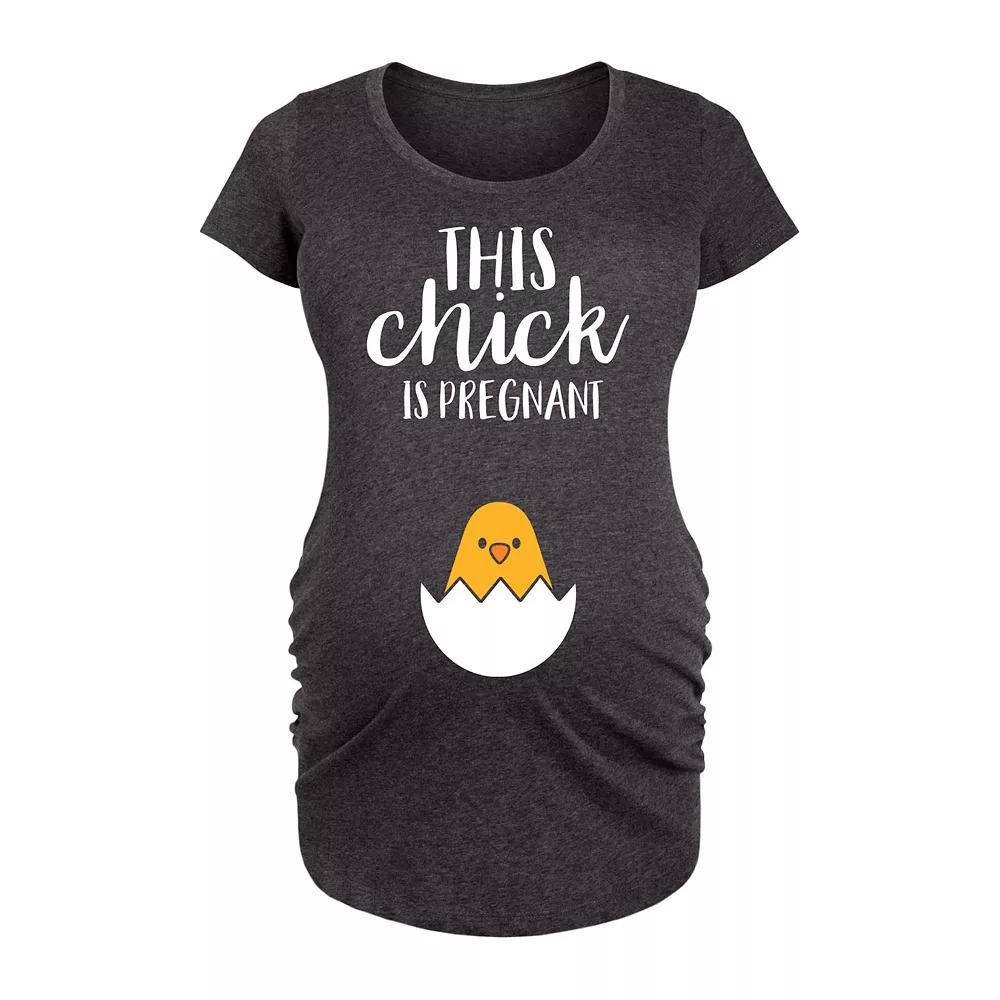 Maternity This Chick Is Pregnant Graphic Tee, Women's,  Product Image