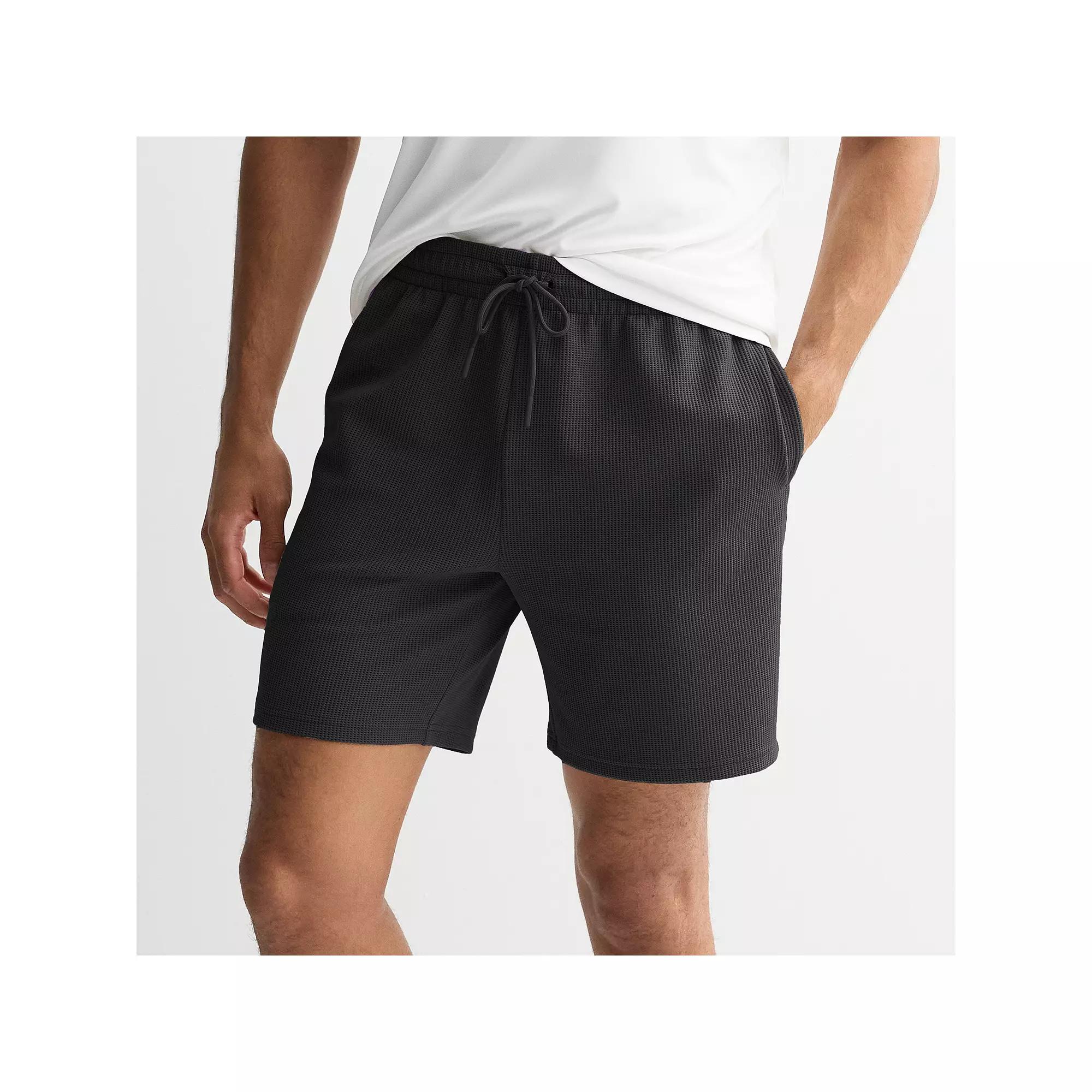 Men's Tek Gear® 7 in. Performance Waffle Weave Shorts, Size: XL, Mineral Black Product Image