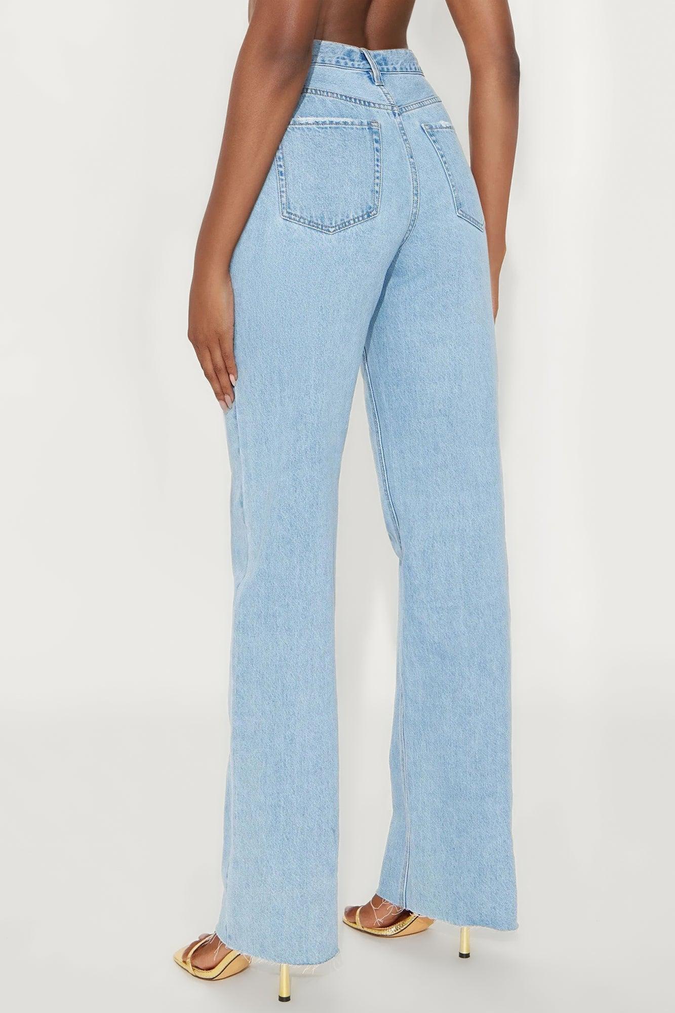 Tall Winona 90's Wide Leg Jeans - Medium Blue Wash Female Product Image