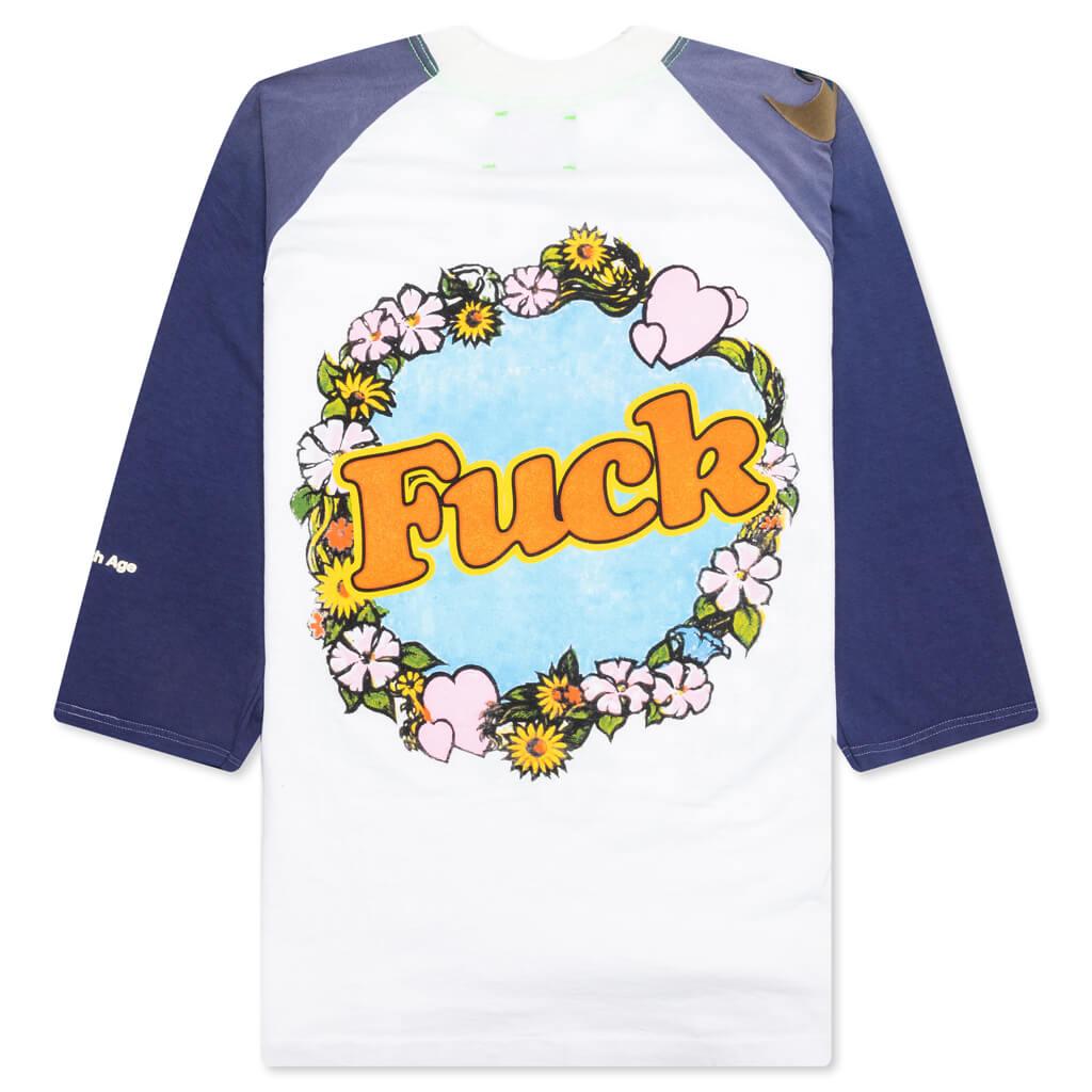 Shit Fuck Raglan Tee Shirt - Multi Male Product Image