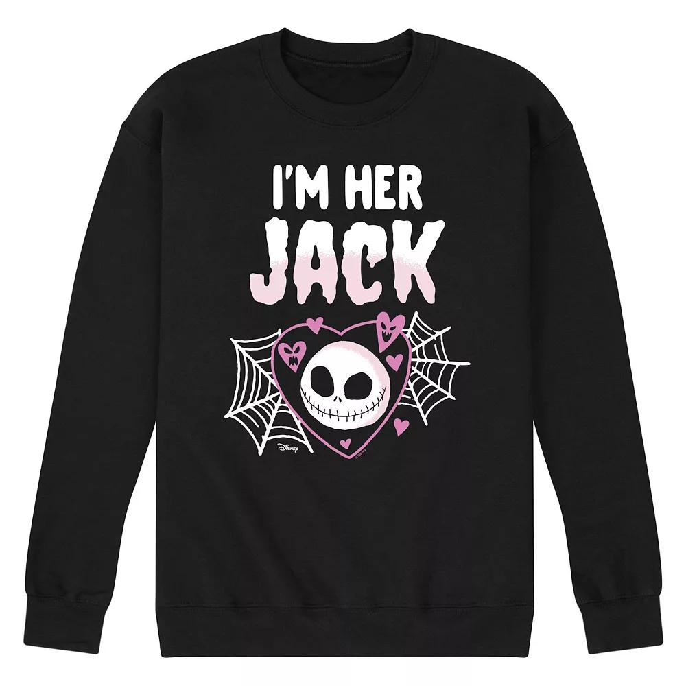 Disney's Nightmare Before Christmas Men's I'm Her Jack Fleece Sweatshirt,  Product Image