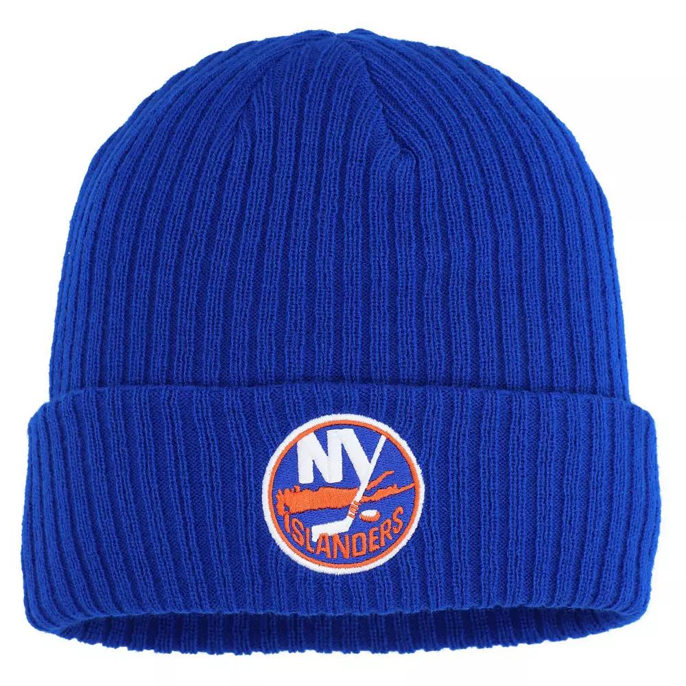 Men's Fanatics Royal New York Islanders Logo Cuffed Knit Hat, Isl Blue Product Image