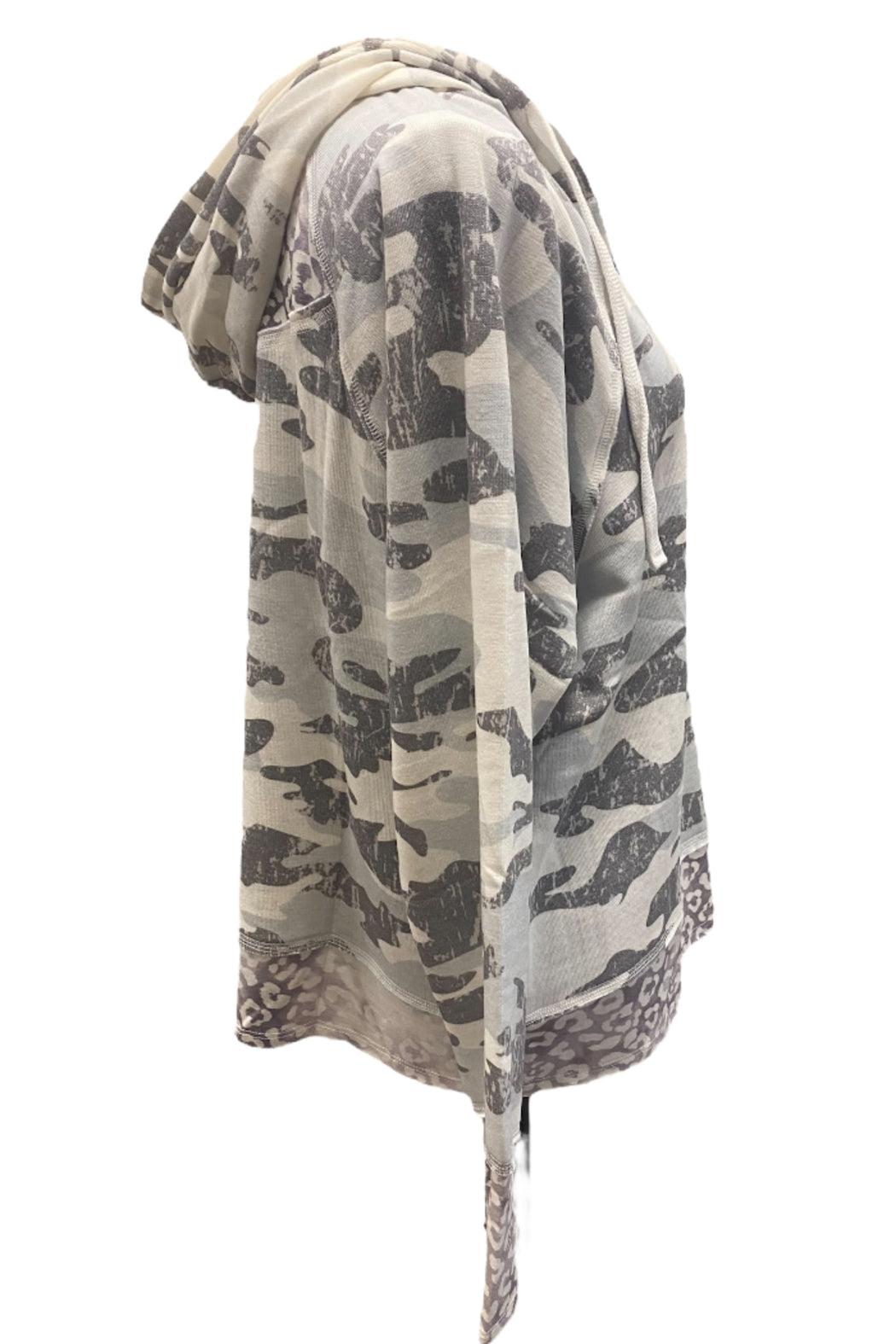 Camo Cheetah Hoodie Product Image