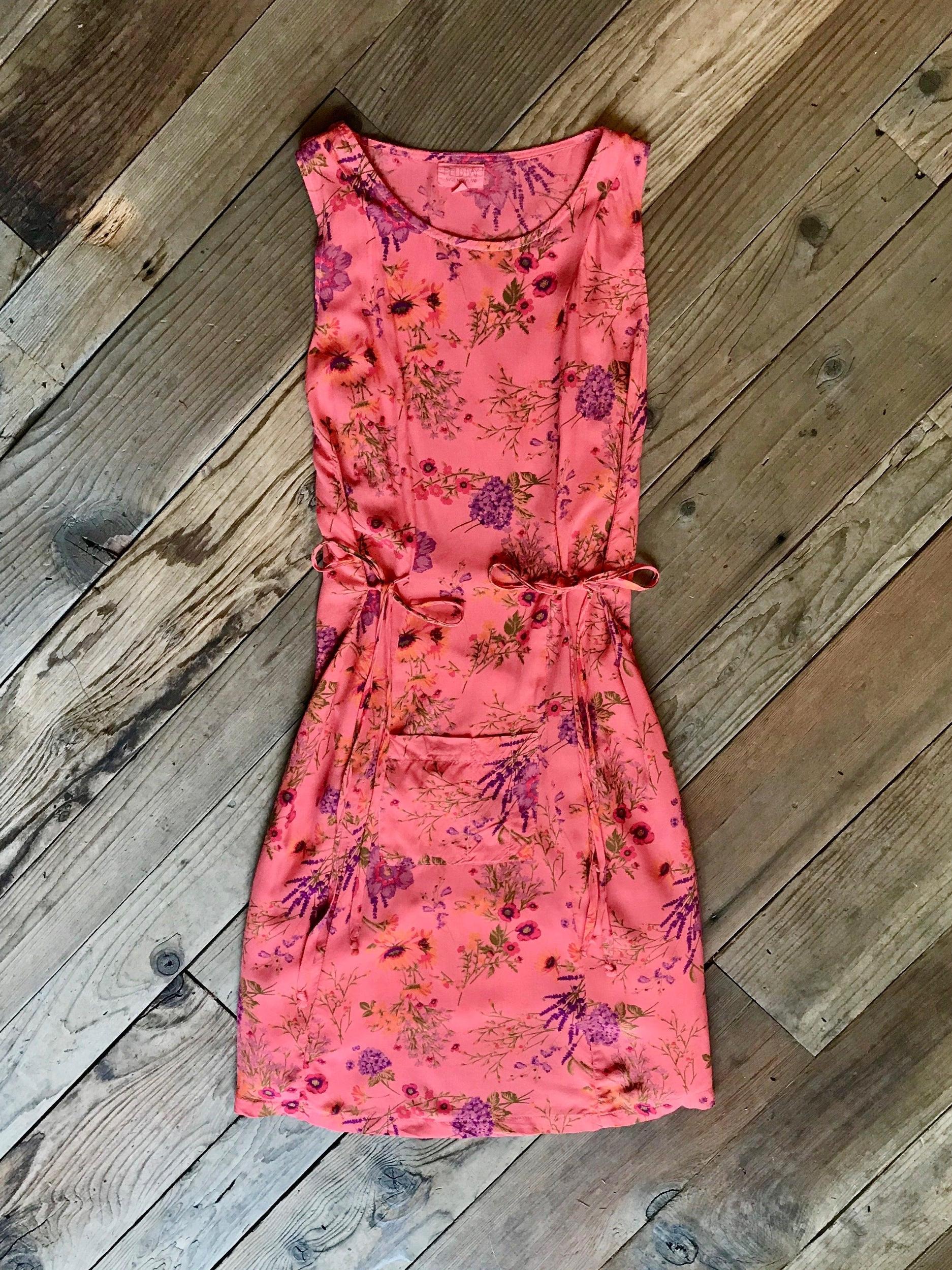 Tia Dress in Coral Floral Product Image