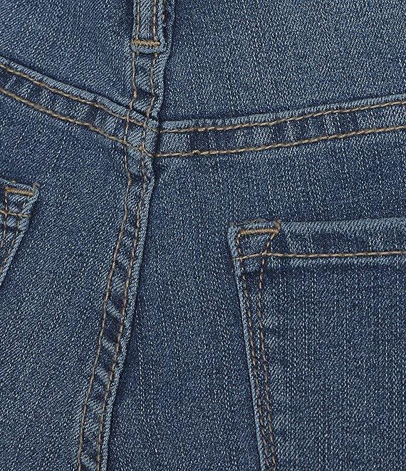 Code Bleu Chelsea High Rise Fray Hem Side Slit Bermuda Shorts Product Image