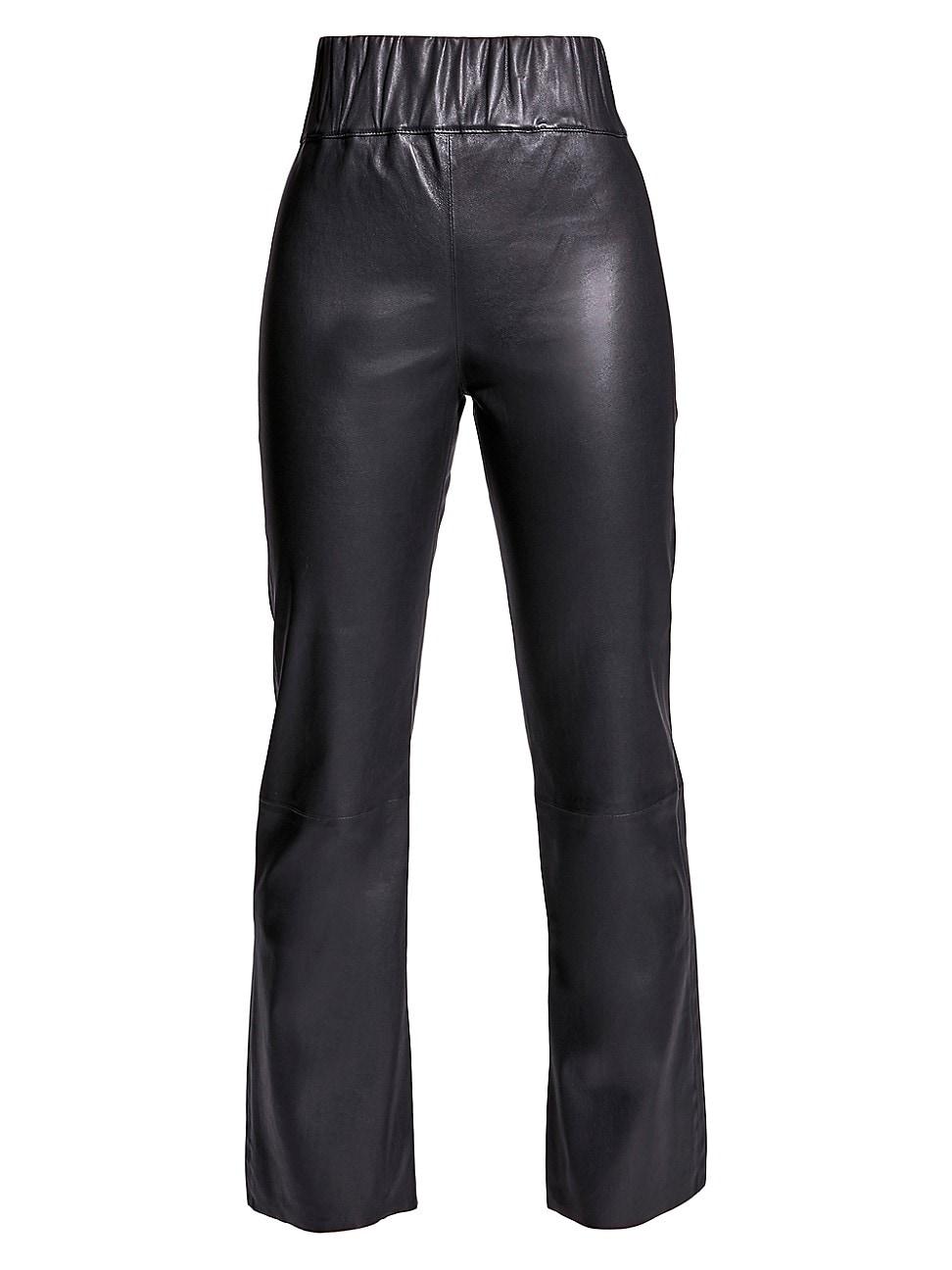Womens Reagan Stretch Leather Leggings Product Image
