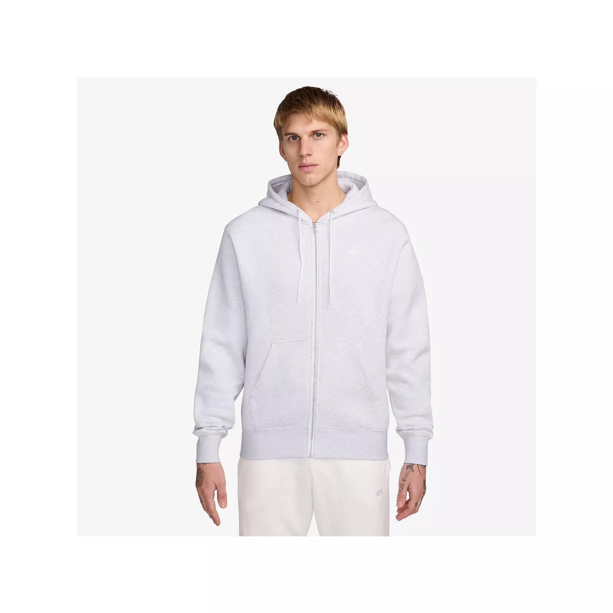 Men's Nike Club Full-Zip Fleece Hoodie,  Product Image