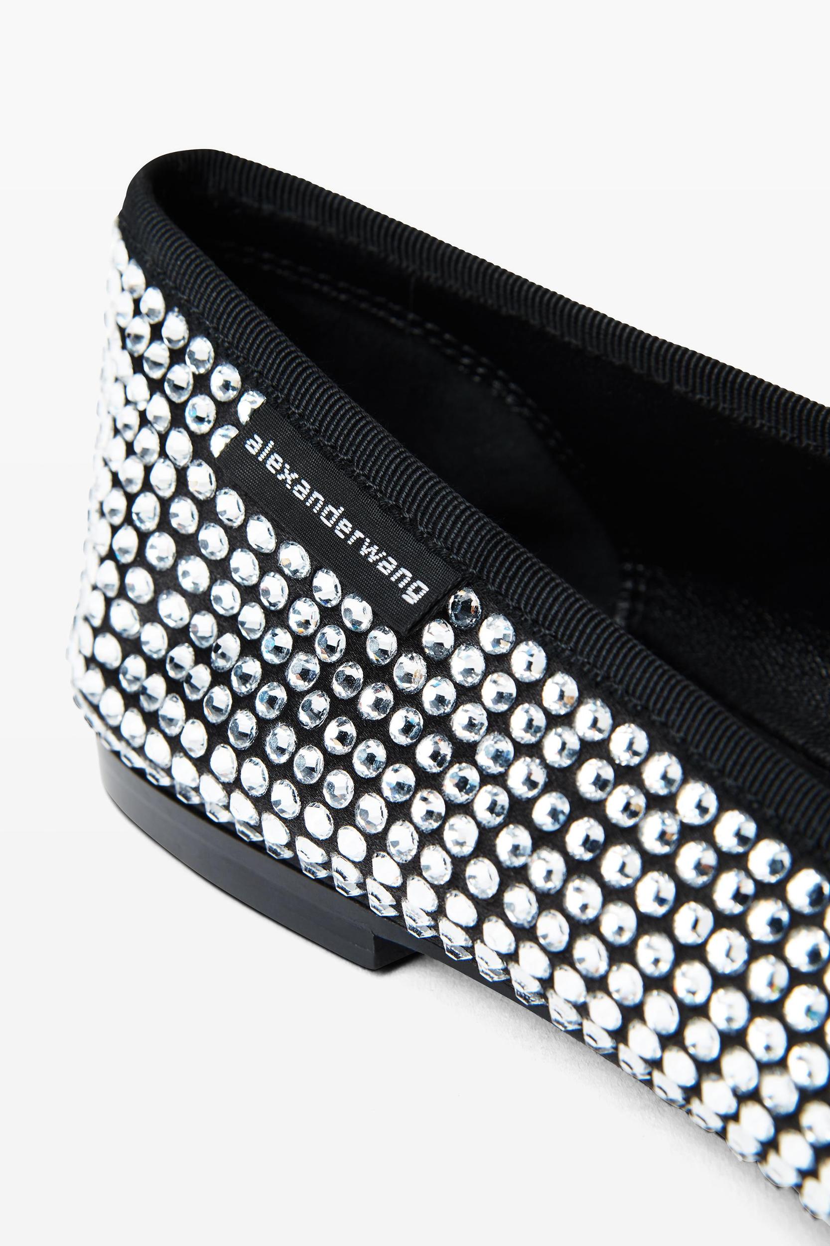 Billie Flat In Crystal Satin Product Image