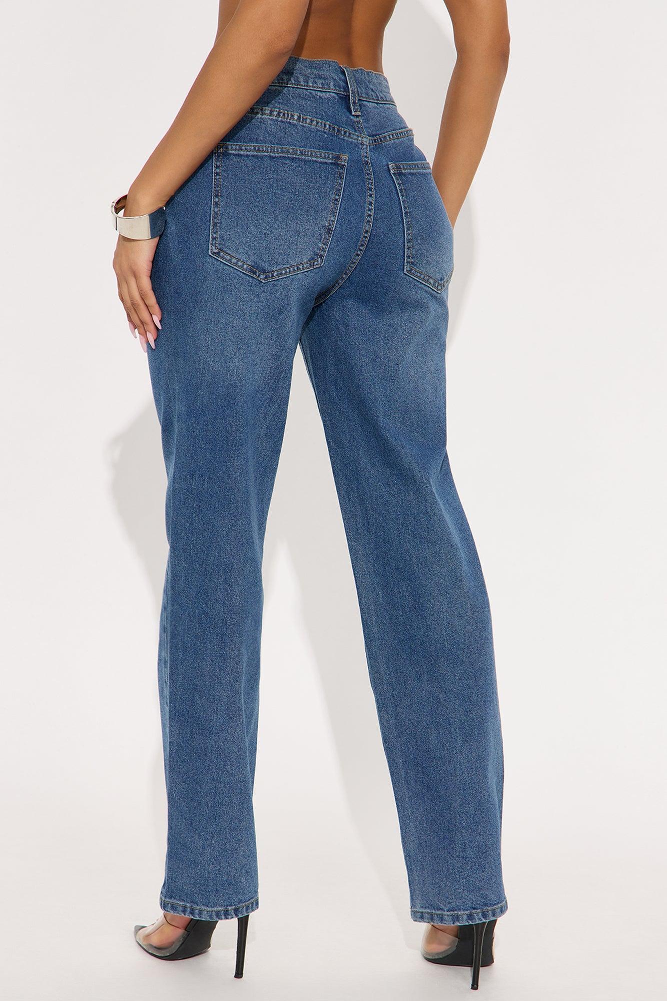 Tall Jennifer 90's Pinch Ankle Straight Leg Jeans - Medium Wash Female Product Image
