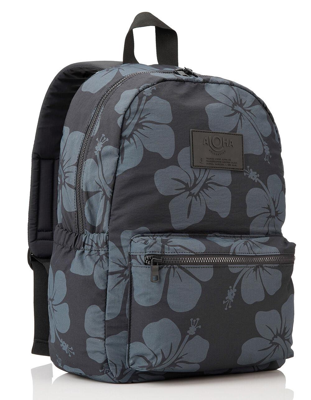 ALOHA Collection Hana Hou Travel Light Backpack - CHAR/BLK Product Image