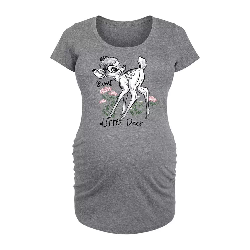 Disney's Bambi Maternity Sweet Little Deer Graphic Tee, Women's,  Product Image
