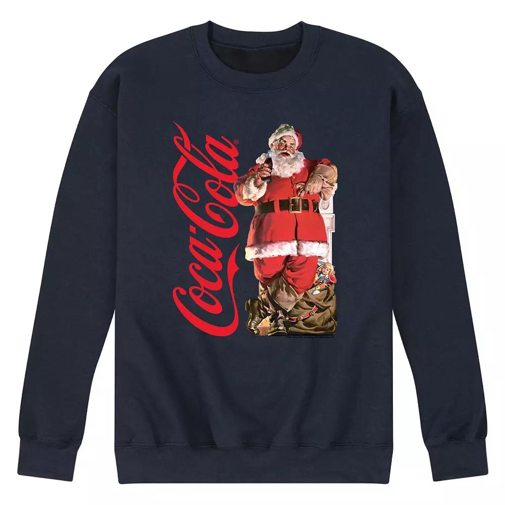 Men's CocaCola Vintage Santa Sweatshirt,  Product Image