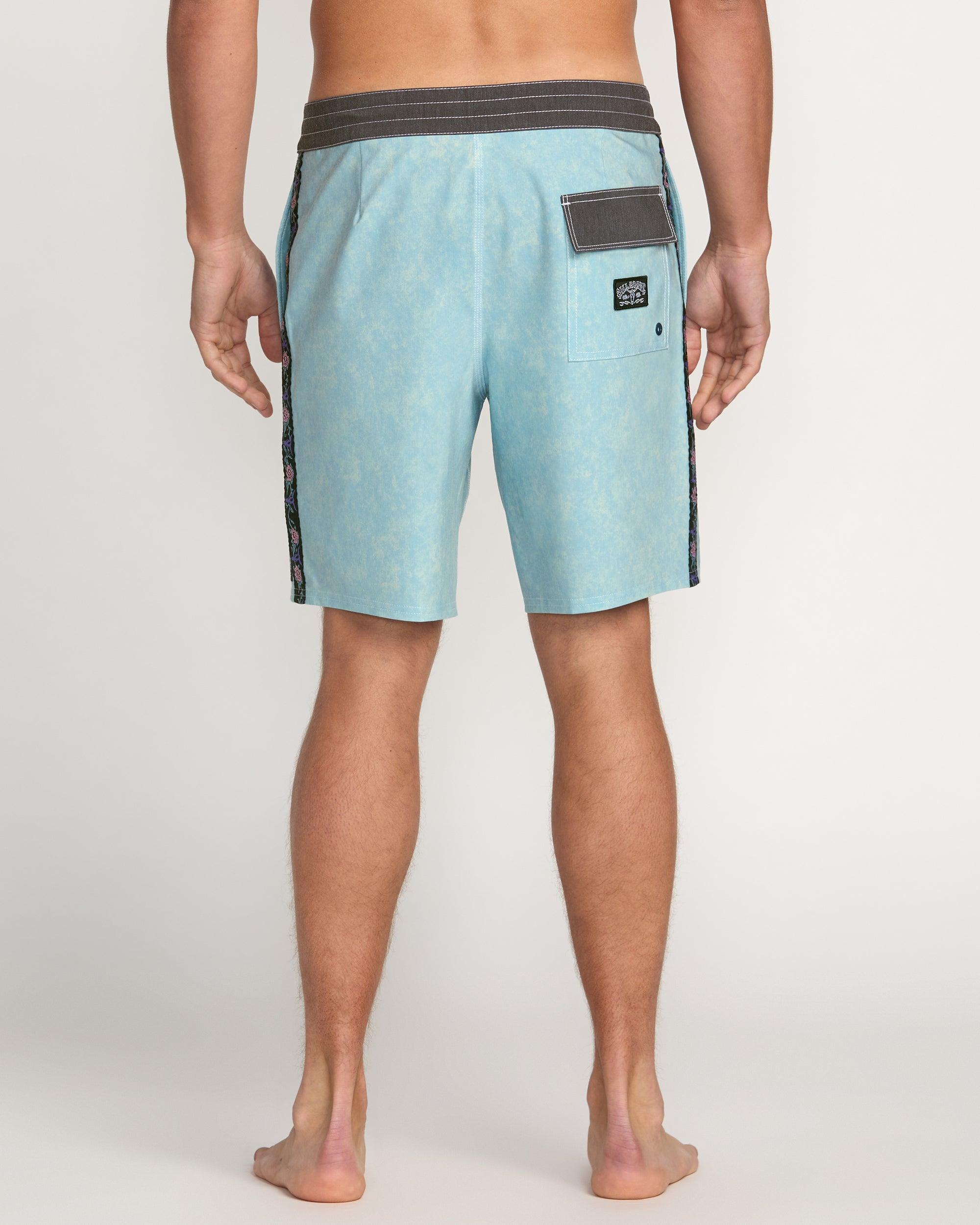 Spinner Lo Tide Boardshorts - Washed Blue Male Product Image