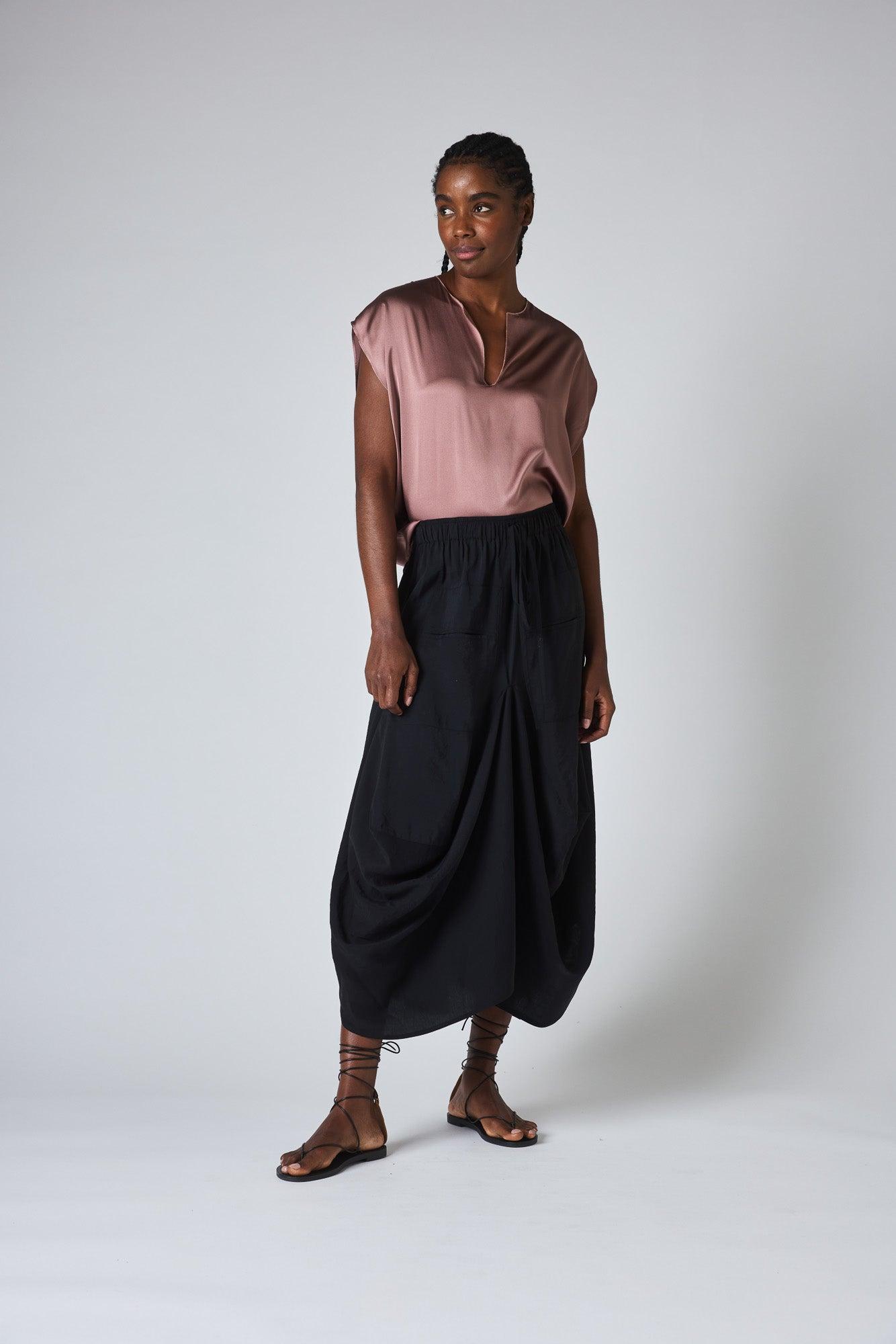 The Light Poplin Go-To Skirt Product Image
