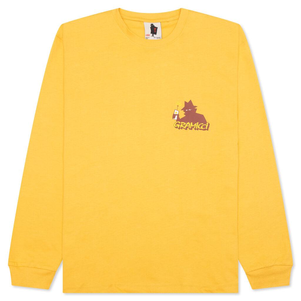 Real Bad Man x Gramicci Records L/S Tee - Mustard Male Product Image
