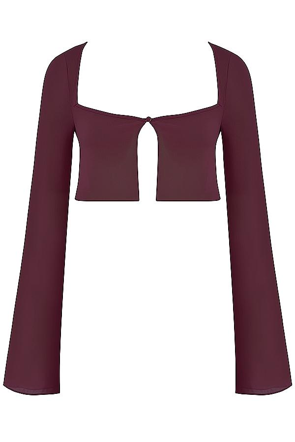 Marseille  prune cover up top Product Image