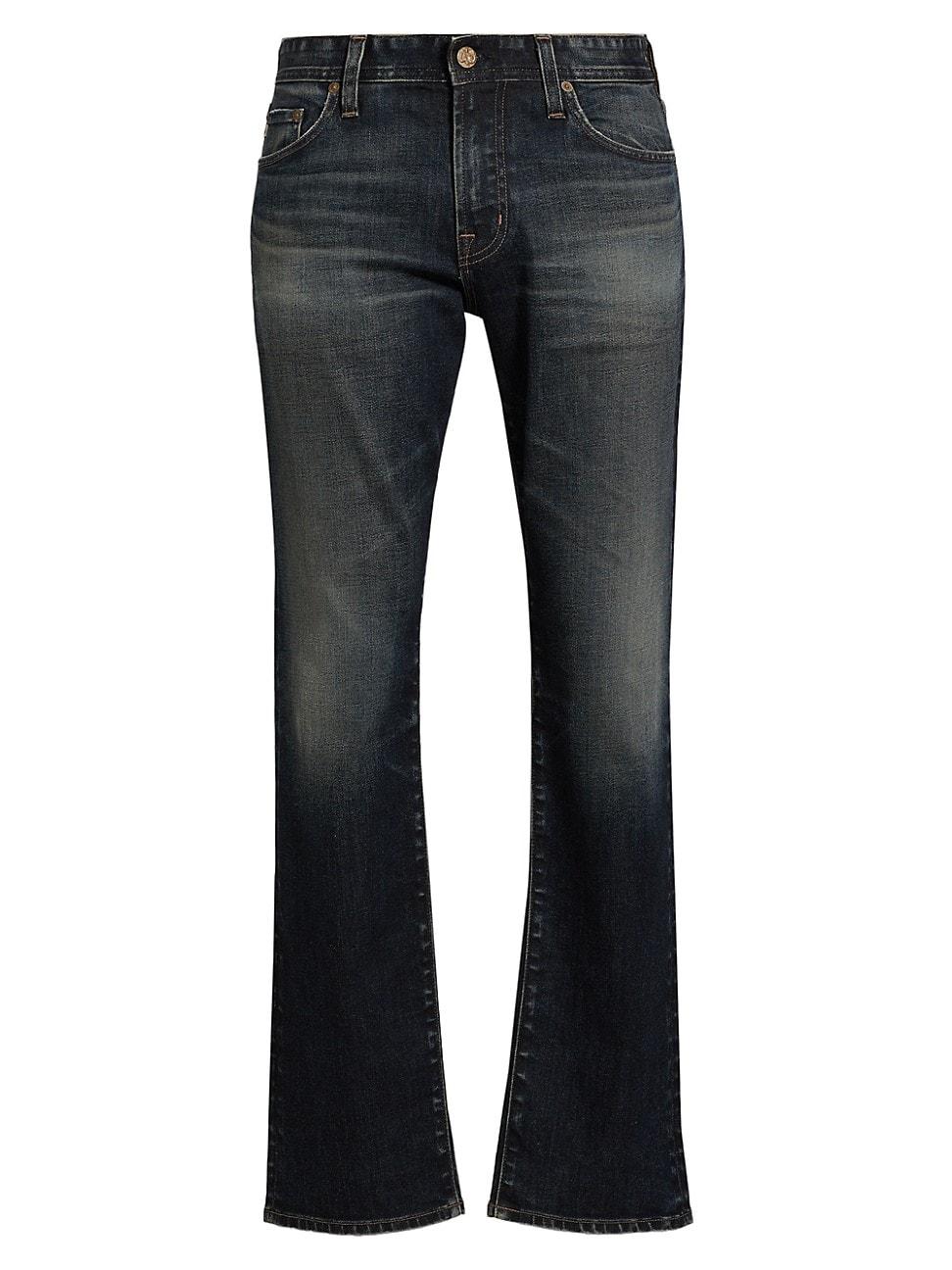 Mens Everett Mid-Rise Straight-Leg Jeans Product Image