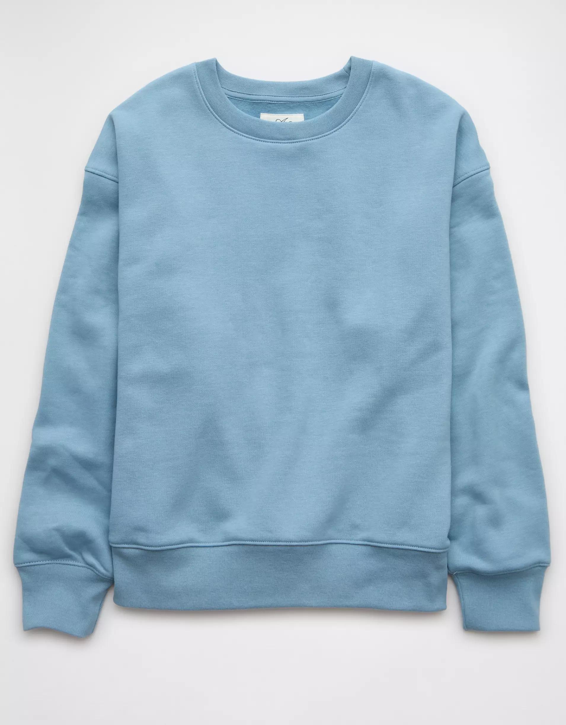 AE Everyday Luxe Crew Neck Sweatshirt Product Image