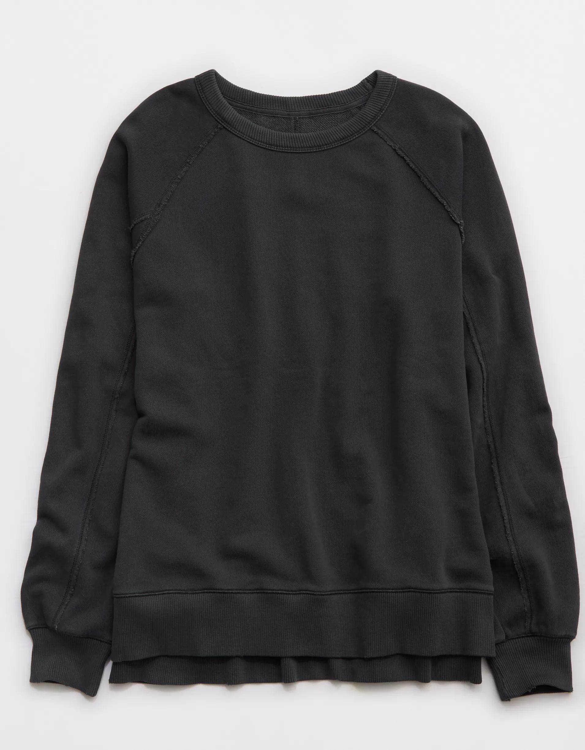 Aerie East West Crew Sweatshirt Product Image