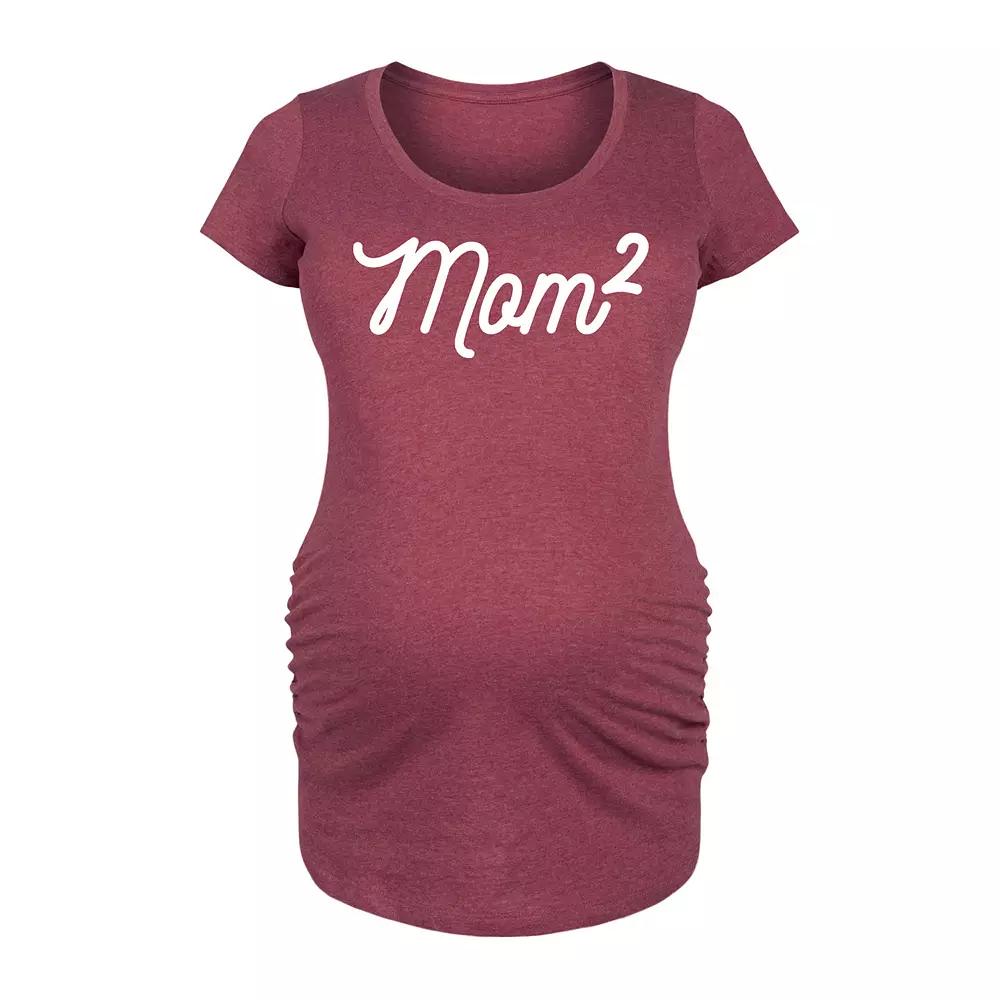Maternity Mom to the 2nd Power Graphic Tee, Women's,  Product Image