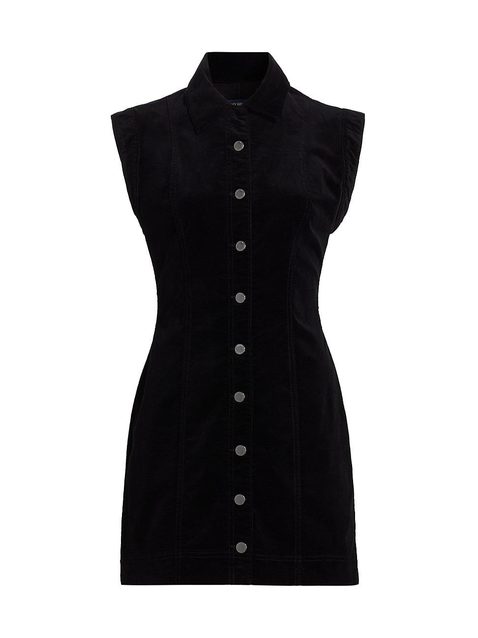 Womens Lolita Velvet Sleeveless Minidress Product Image