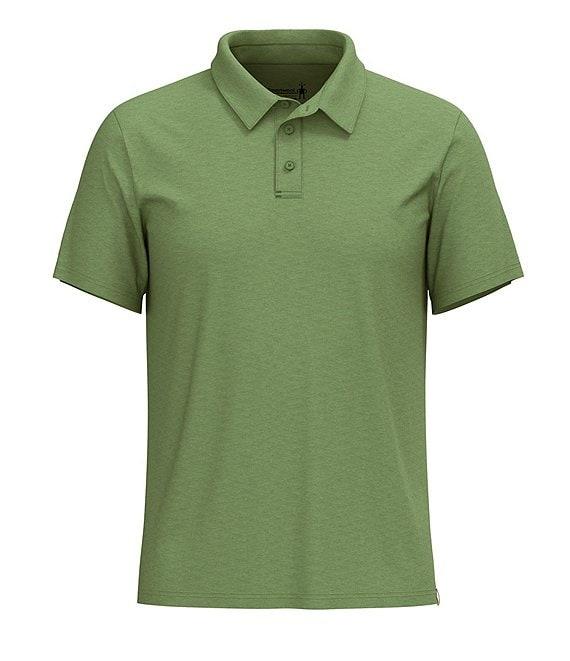 SmartWool Performance Solid Short Sleeve Polo Shirt Product Image