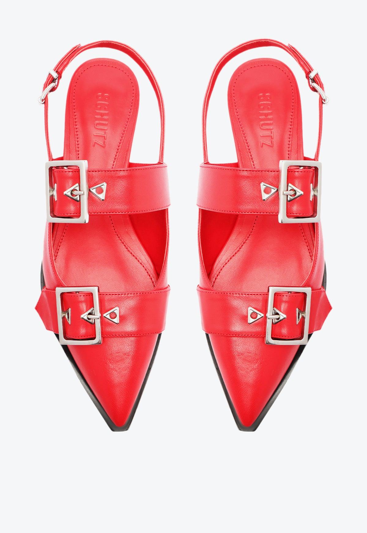 Darla Sling Leather Flat Product Image