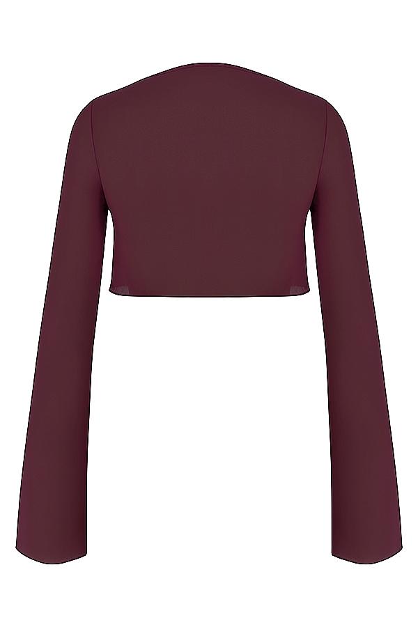 Marseille  prune cover up top Product Image