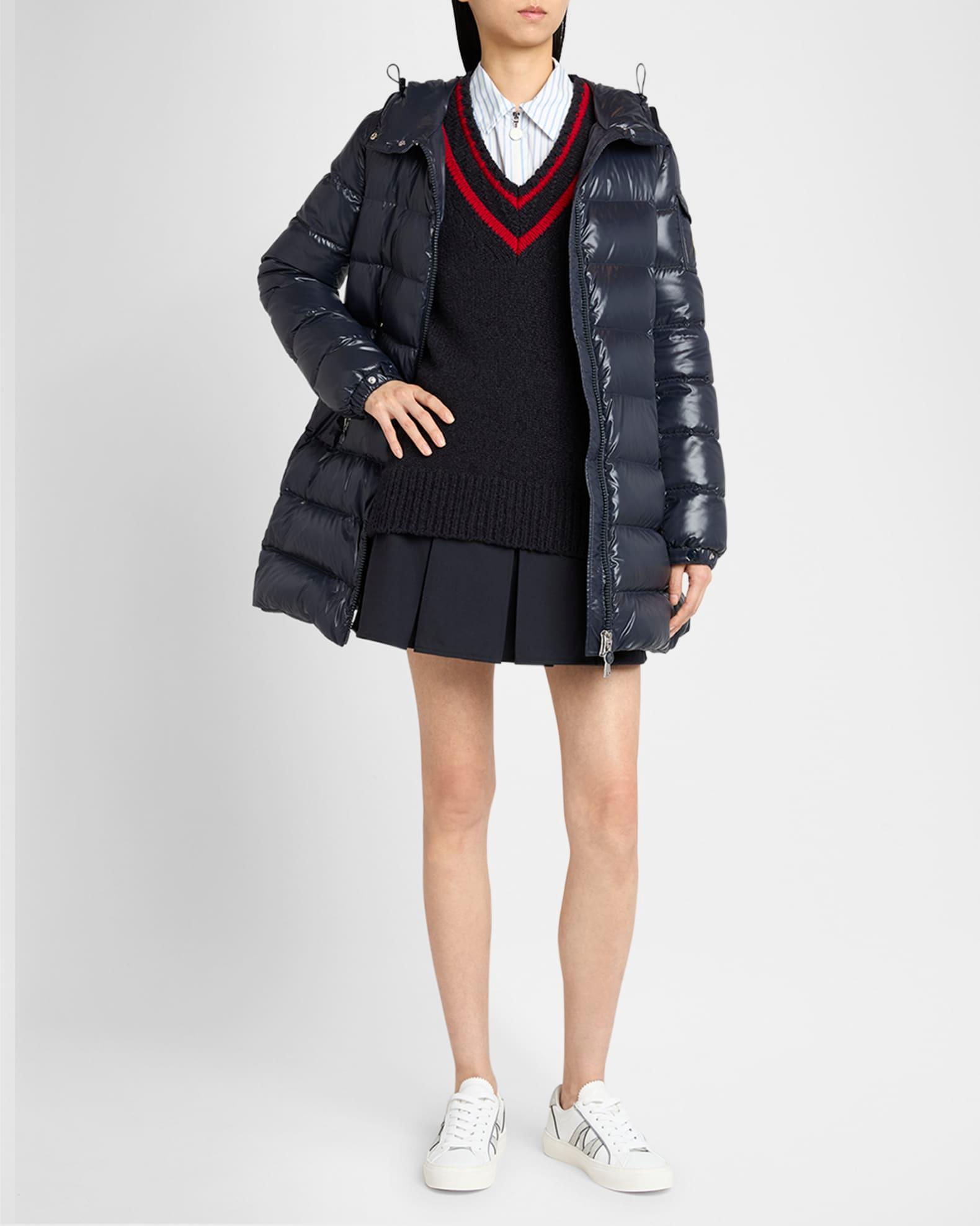 Courcelles Long Hooded Down Puffer Coat Product Image