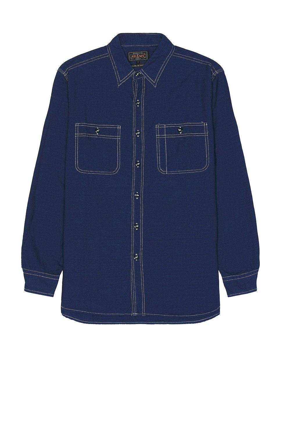 Work Indigo Chambray Shirt Product Image