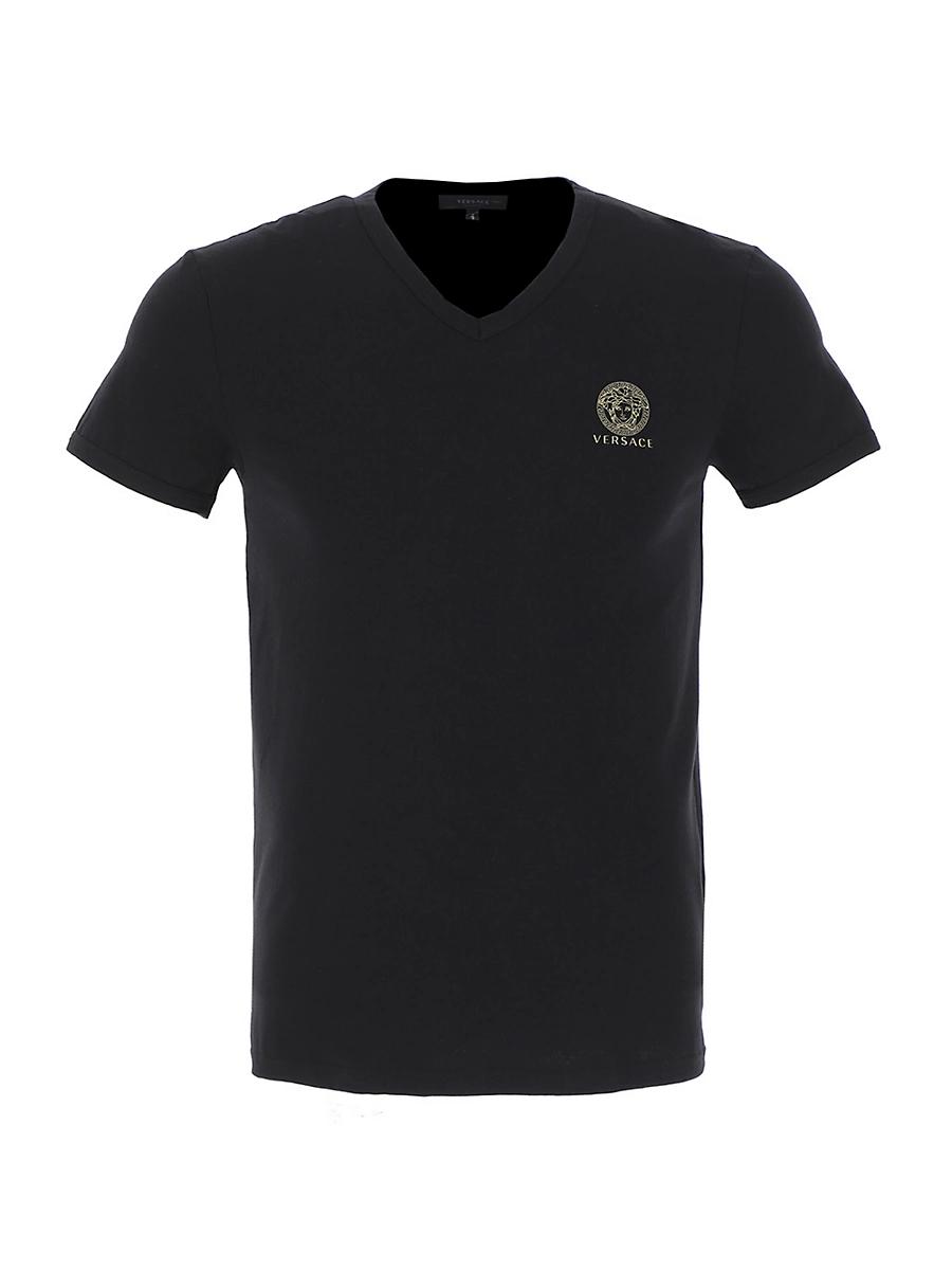 Mens V-Neck Logo T-Shirt Product Image