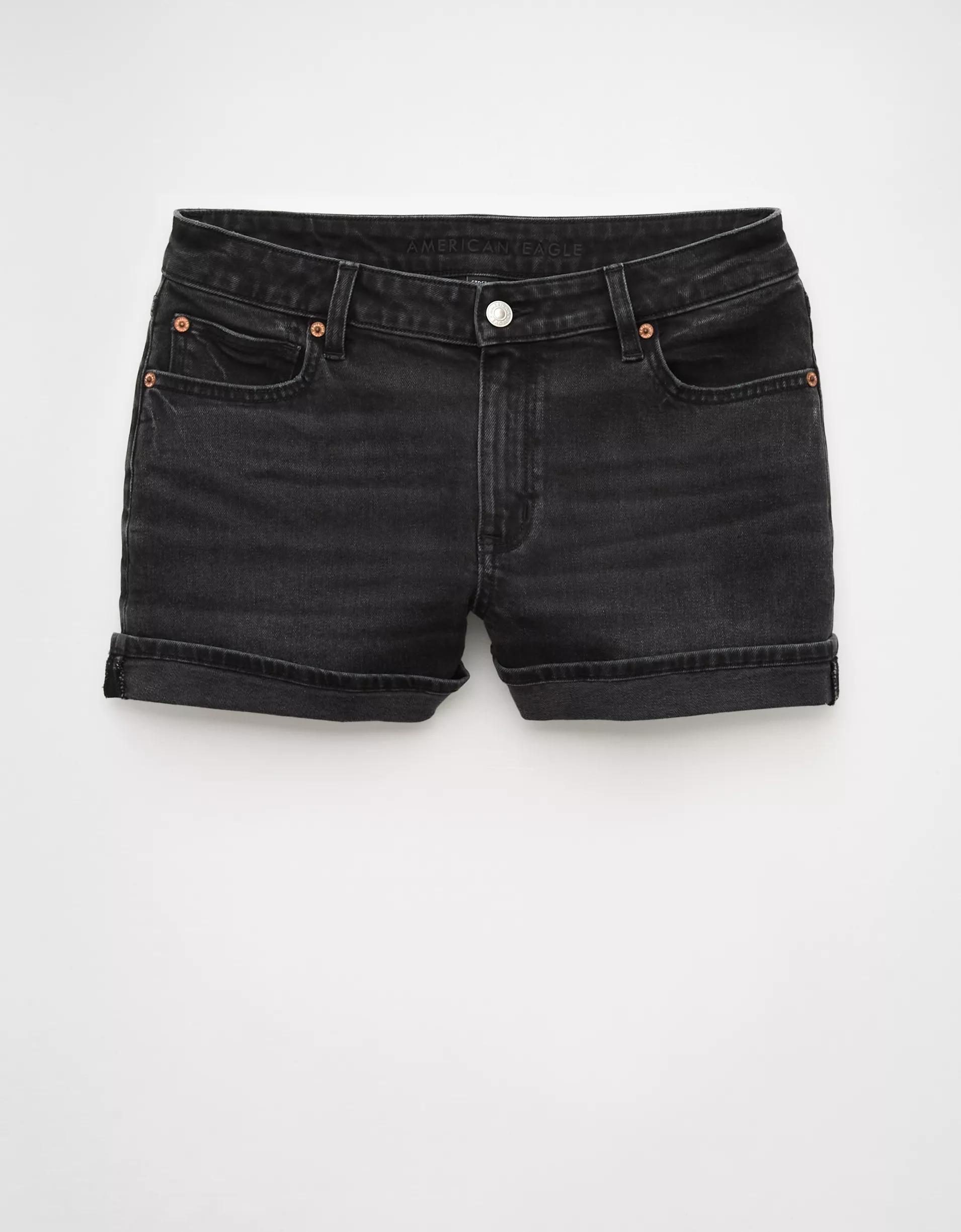 AE Stretch Denim Perfect Shortie Product Image