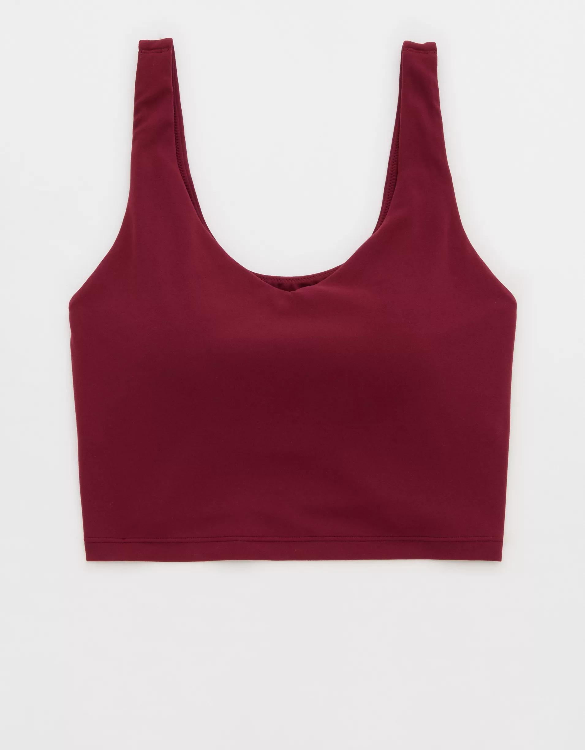 OFFLINE By Aerie Real Me Low Key Longline Sports Bra Product Image