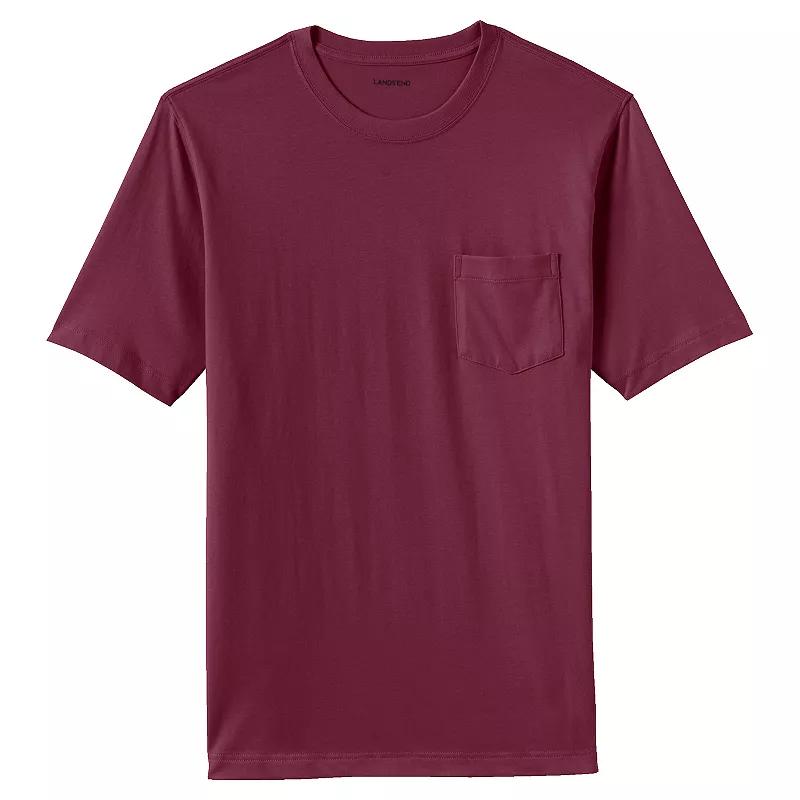 Men's Land's End Super-T Short Sleeve T-Shirt with Pocket,  Product Image
