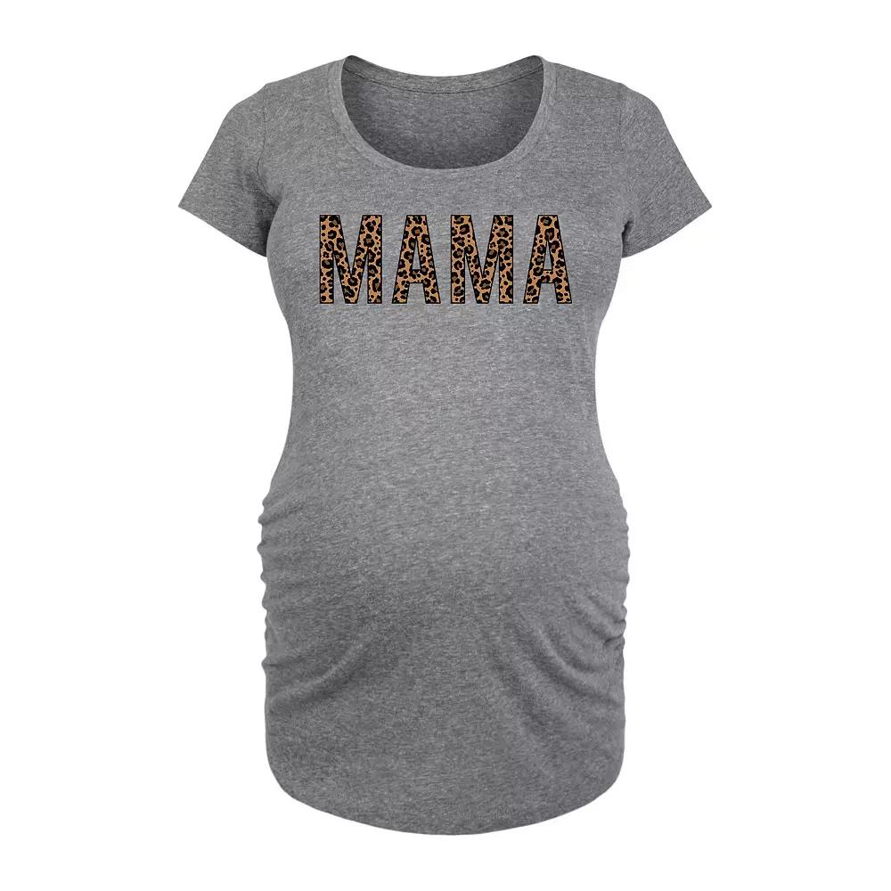 Maternity Mama Leopard Graphic Tee, Women's,  Product Image